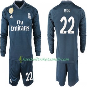 Fußballtrikots Real Madrid ISCO 22 Kinder 2018-2019 Langarm Auswärts-trikot kaufen
